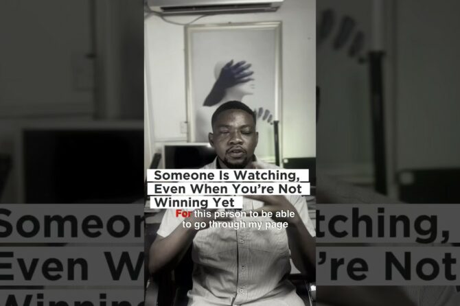 For someone to go through my page, watch my videos, check my profile